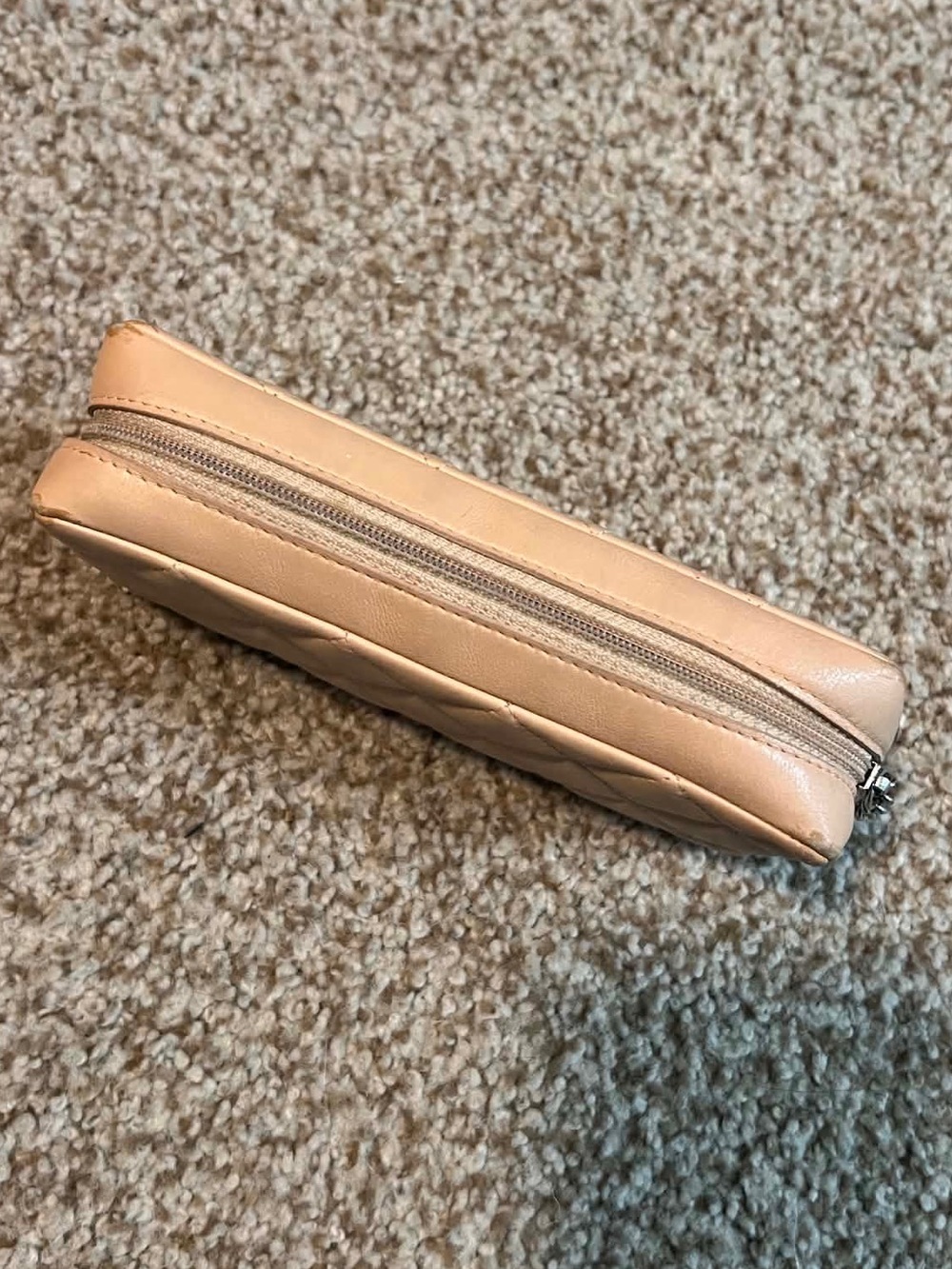 🧡 CHANEL Cambon Line Cosmetic Pencil Pouch Case - Picture 4 of 16
